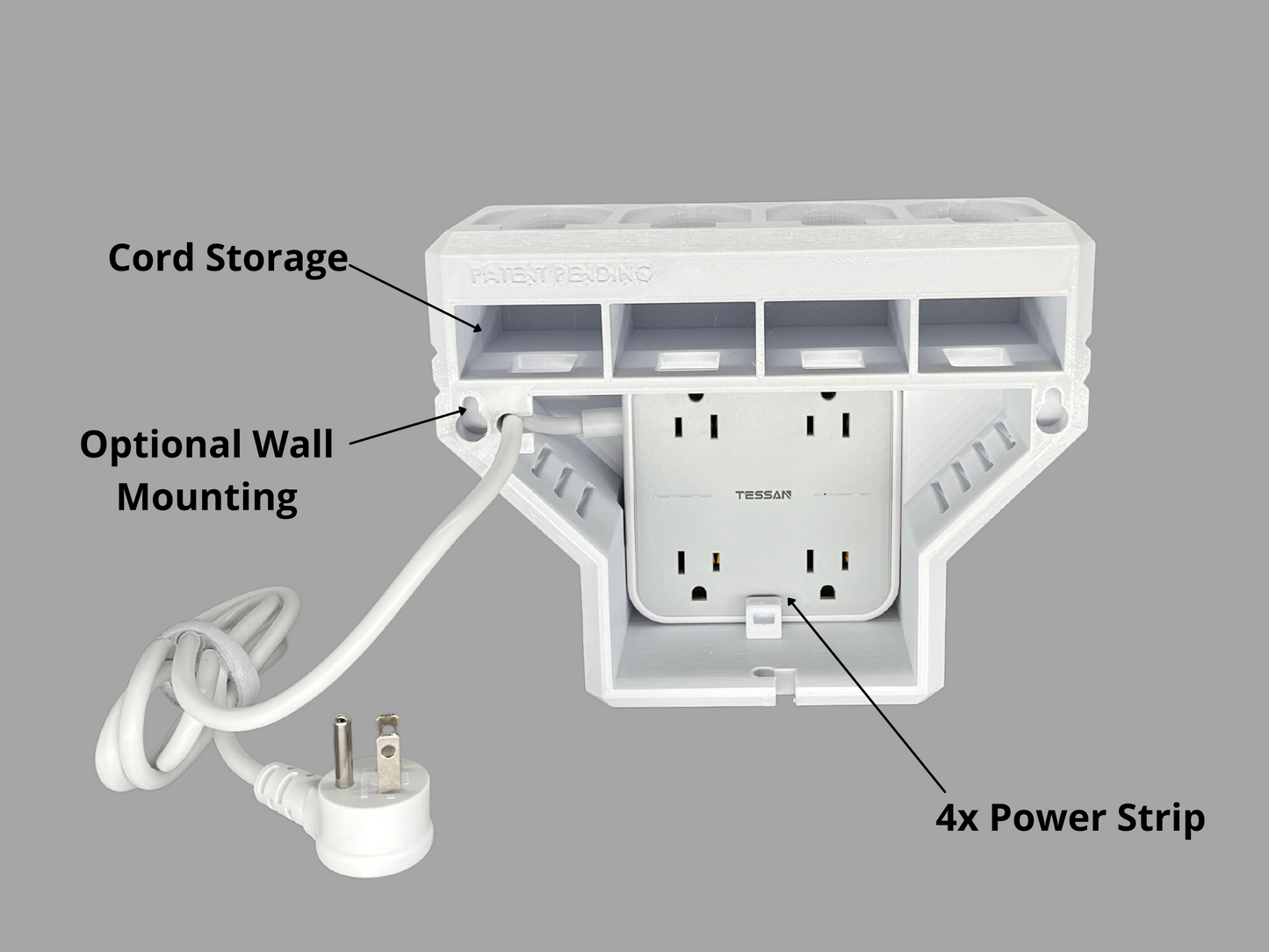 Electric toothbrush holder charger storage Oral-B Philips Sonicare Countertop Bathroom USB Power