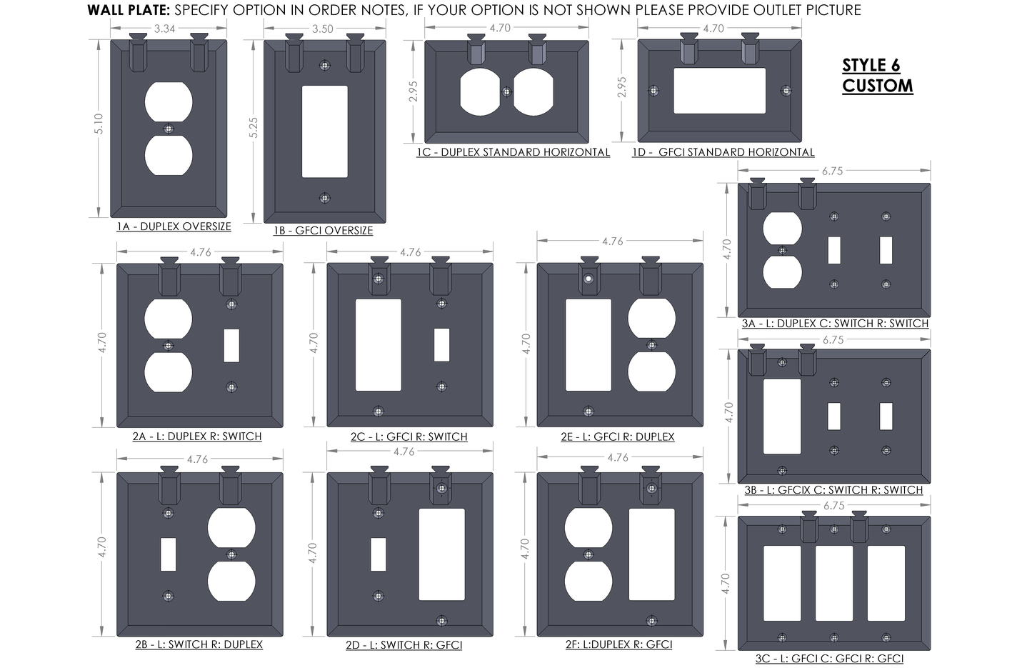 Electric Toothbrush Holder Wall Plate Replacement Duplex GFCI Decora