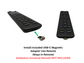 Charging Stand Cradle Dock Compatible with Sofabaton X1 and X1S Magnetic USB to USB-C Universal Remote Holder