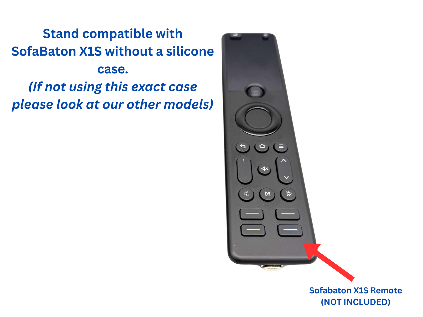 Charging Stand Cradle Dock Compatible with Sofabaton X1 and X1S Magnetic USB to USB-C Universal Remote Holder