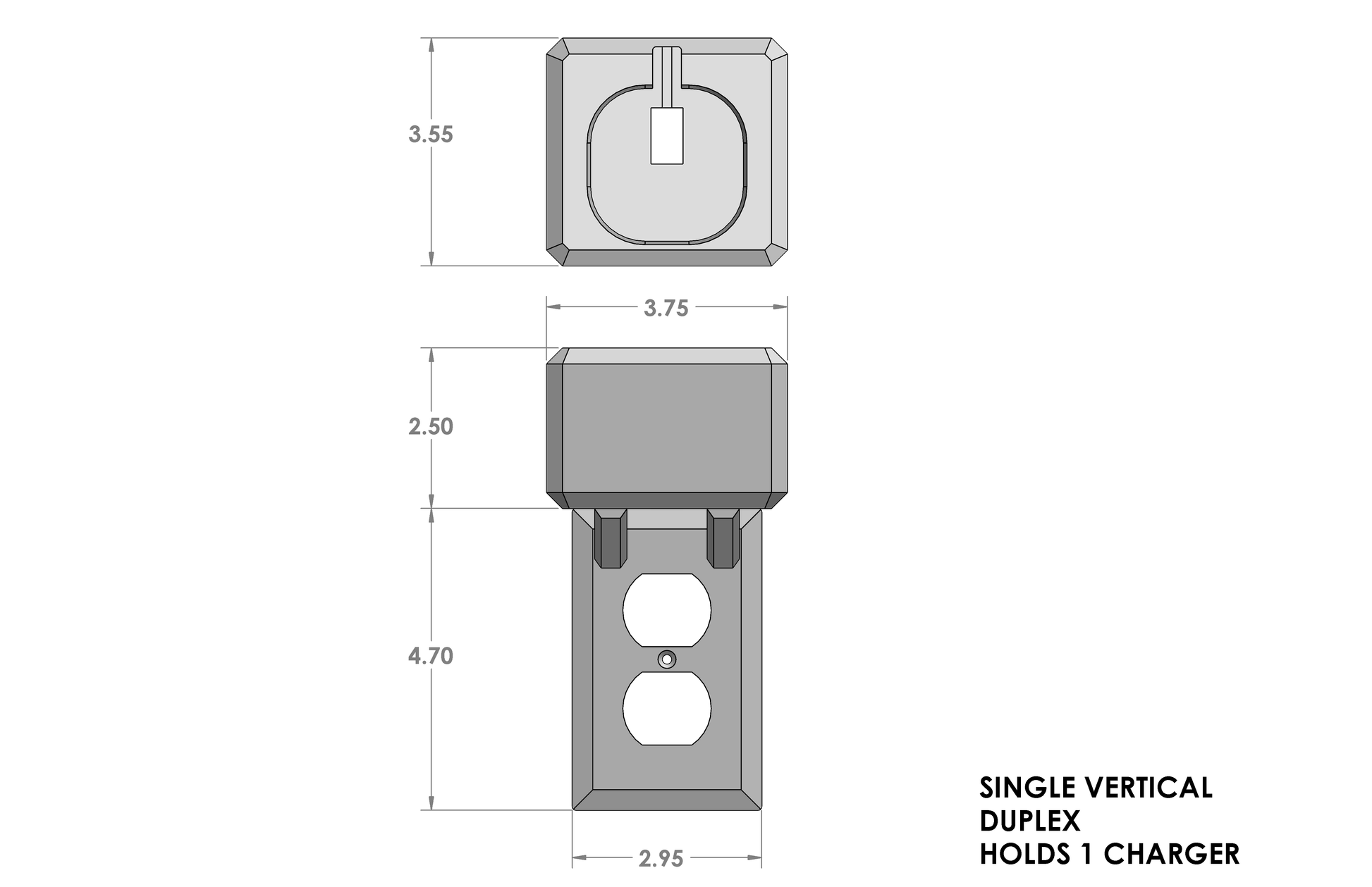Electric toothbrush holder charger storage Oral-B Philips Sonicare Burst Diamondclean Essence iO6 iO7 iO8 iO9 Wall Outlet Mount Bathroom Cord Organizer Declutter