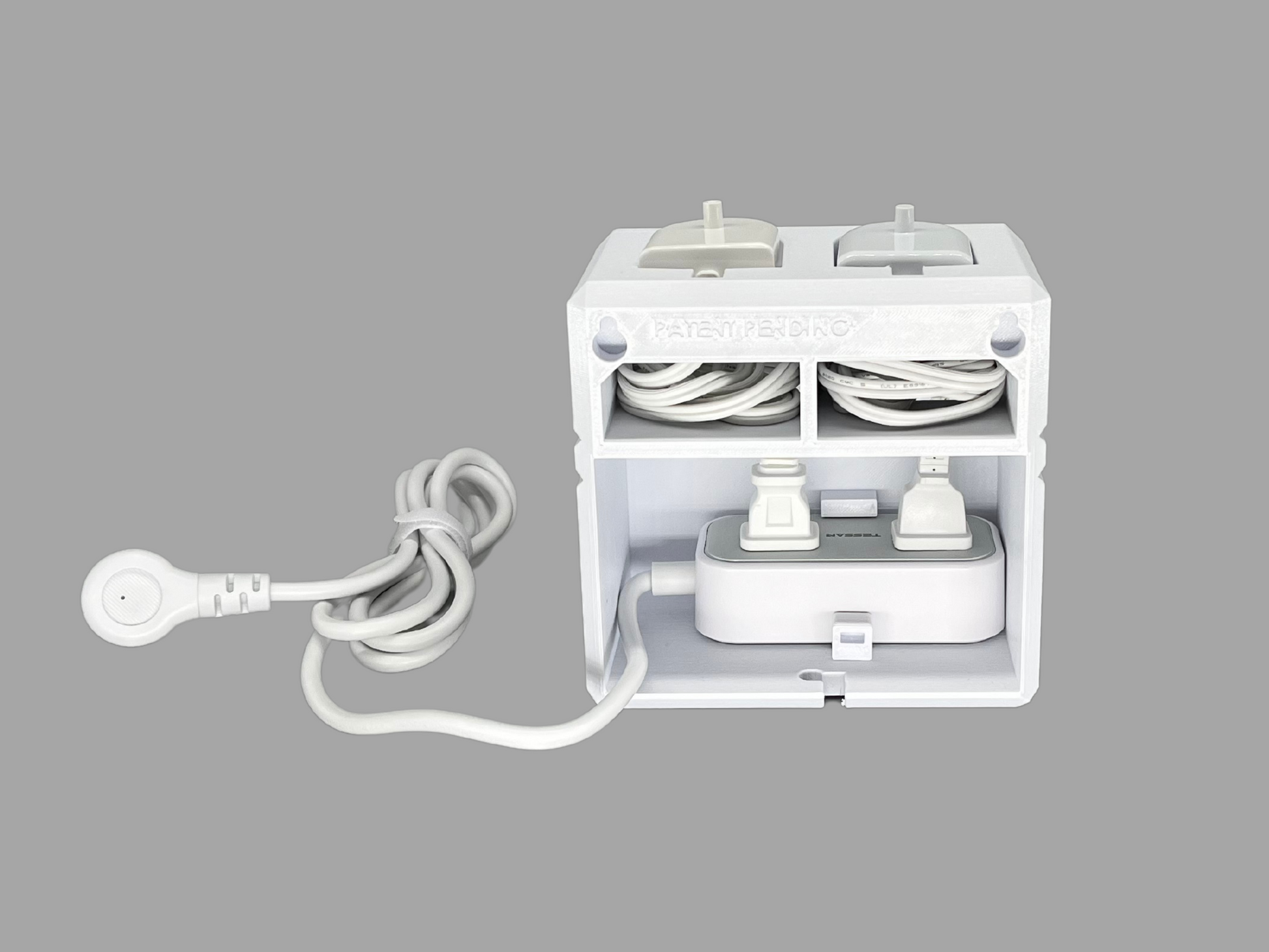 Electric toothbrush holder charger storage Oral-B Philips Sonicare Countertop Bathroom USB Power Back Cord Organization