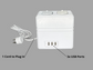 Electric toothbrush holder charger storage Oral-B Philips Sonicare Countertop Bathroom USB Power
