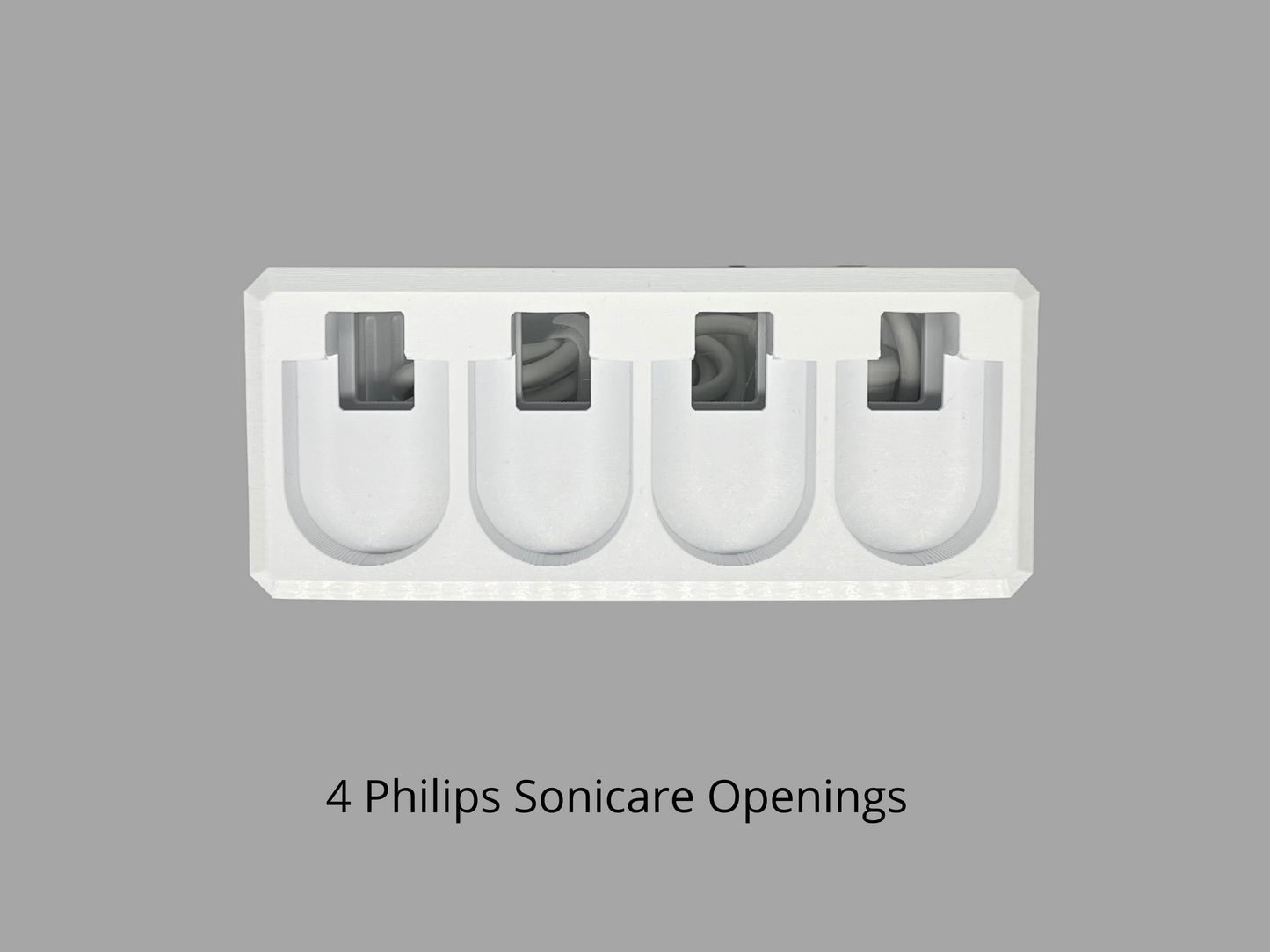 Electric toothbrush holder charger storage Oral-B Philips Sonicare Countertop Bathroom USB Power